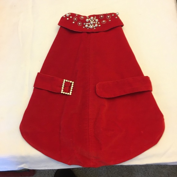 1950’s Vintage Velvet Holiday Dog Coat - Picture 1 of 7